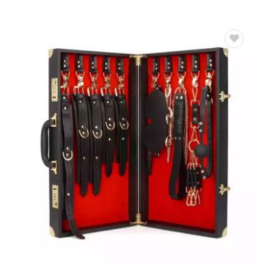 13pcs SM Leather Kit Suit Adult SM Play BDSM Set Toy Set Bondage Gear For Couples