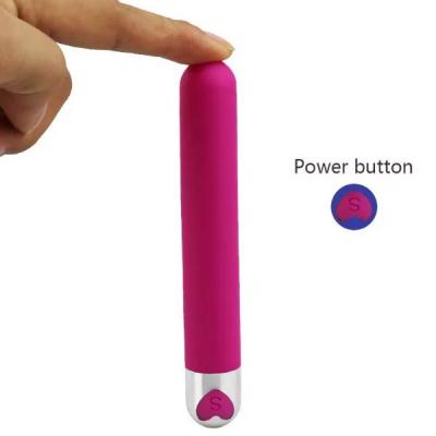 USB Rechargeable 10 Frequency Female Sex Toy Multi Colors Mini Bullet Vibrator
