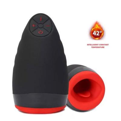 30 Frequency Male Masturbation Automatic Machine Fashion Deepspot Suction Tongue Lick Heated Realistic Male Masturbation Cup