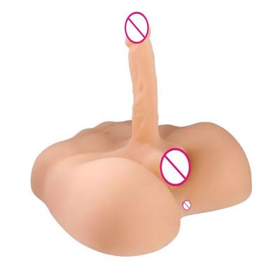 3.2KG Sex Toy Torso Dolls Ass Dildo Masturbators Male Torso With Dildo